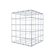 Gabione 50 cm x 40 cm x 40 cm (L x H x T), Maschenweite 10 cm x 10 cm, C-Ring
