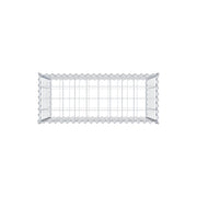 Gabione 100 cm x 70 cm x 40 cm (L x H x T), Maschenweite 10 cm x 10 cm, Spirale