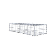 Gabione 100 cm x 20 cm x 40 cm (L x H x T), Maschenweite 10 cm x 10 cm, Spirale