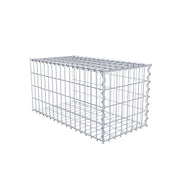 Anbaugabione Typ 2 80 cm x 40 cm x 40 cm (L x H x T), Maschenweite 5 cm x 10 cm, Spirale
