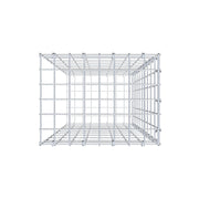 Anbaugabione Typ 2 100 cm x 40 cm x 30 cm, Maschenweite 5 cm x 10 cm, C-Ring