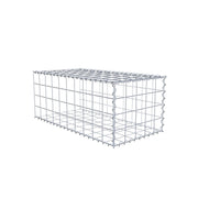 Anbaugabione Typ 2 100 cm x 40 cm x 50 cm (L x H x T), Maschenweite 10 cm x 10 cm, Spirale