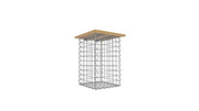 Hocker Spirale MW 5 x 5 TEAK