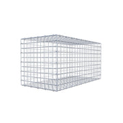Gabione 100 cm x 50 cm x 50 cm (L x H x T), Maschenweite 5 cm x 5 cm, C-Ring