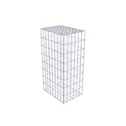 Gabione 80 cm x 40 cm x 30 cm (L x H x T), Maschenweite 5 cm x 10 cm, C-Ring