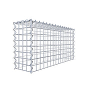 Anbaugabione Typ 3 80 cm x 40 cm x 20 cm (L x H x T), Maschenweite 5 cm x 5 cm, Spirale