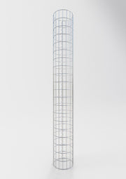 Gabionensäule rund 37 cm Durchmesser, 200 cm Höhe, Maschenweite 5 cm x 10 cm