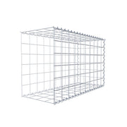 Anbaugabione Typ 2 100 cm x 60 cm x 40 cm (L x H x T), Maschenweite 10 cm x 10 cm, Spirale