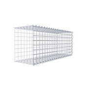 Anbaugabione Typ 2 100 cm x 40 cm x 30 cm (L x H x T), Maschenweite 5 cm x 5 cm, Spirale