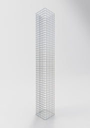 Gabionensäule eckig 32 cm x 32 cm, 230 cm Höhe, MW 5 cm x 5 cm