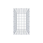 Gabione 100 cm x 30 cm x 50 cm (L x H x T), Maschenweite 5 cm x 10 cm, C-Ring