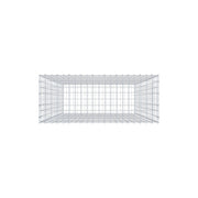 Gabione 200 cm x 100 cm x 40 cm (L x H x T), Maschenweite 5 cm x 10 cm, C-Ring