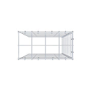 Anbaugabione Typ 4 80 cm x 40 cm x 20 cm (L x H x T), Maschenweite 10 cm x 10 cm, C-Ring