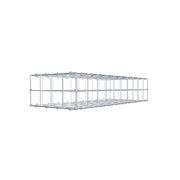 Gabione 100 cm x 20 cm x 40 cm (L x H x T), Maschenweite 10 cm x 10 cm, C-Ring