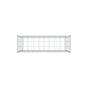 Gabione 100 cm x 80 cm x 30 cm (L x H x T), Maschenweite 10 cm x 10 cm, Spirale