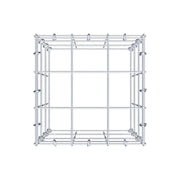 Anbaugabione Typ 3 30 cm x 30 cm x 30 cm (L x H x T), Maschenweite 10 cm x 10 cm, C-Ring