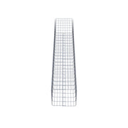 Gabionensäule eckig 42 cm x 42 cm, 230 cm Höhe, MW 5 cm x 10 cm