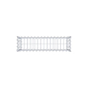 Gabione 80 cm x 40 cm x 20 cm (L x H x T), Maschenweite 5 cm x 10 cm, Spirale