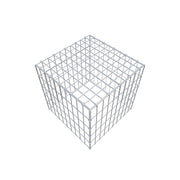 Anbaugabione Typ 3 50 cm x 50 cm x 50 cm (L x H x T), Maschenweite 5 cm x 10 cm, C-Ring