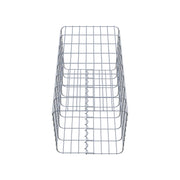 Gabionensäule eckig 42 cm x 42 cm, 80 cm Höhe, MW 5 cm x 10 cm