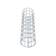 Gabionensäule rund 22 cm Durchmesser, 80 cm Höhe, Maschenweite 5 cm x 10 cm