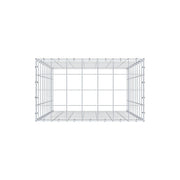 Anbaugabione Typ 3 100 cm x 70 cm x 40 cm (L x H x T), Maschenweite 10 cm x 10 cm, C-Ring