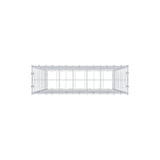 Gabione 100 cm x 70 cm x 20 cm (L x H x T), Maschenweite 10 cm x 10 cm, C-Ring