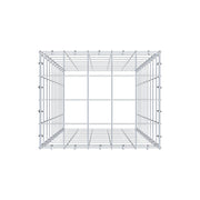 Anbaugabione Typ 3 100 cm x 50 cm x 40 cm (L x H x T), Maschenweite 10 cm x 10 cm, C-Ring
