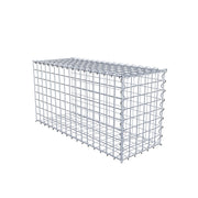 Anbaugabione Typ 2 80 cm x 40 cm x 30 cm (L x H x T), Maschenweite 5 cm x 5 cm, Spirale