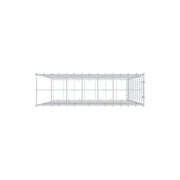 Anbaugabione Typ 2 100 cm x 70 cm x 20 cm (L x H x T), Maschenweite 10 cm x 10 cm, C-Ring