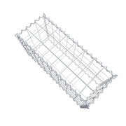 Gabione 80 cm x 40 cm x 30 cm (L x H x T), Maschenweite 10 cm x 10 cm, Spirale