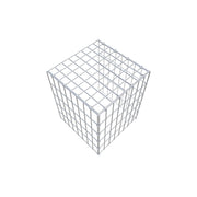 Anbaugabione Typ 4 50 cm x 40 cm x 40 cm (L x H x T), Maschenweite 5 cm x 10 cm, C-Ring