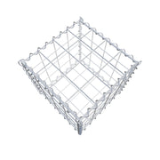 Gabione 40 cm x 40 cm x 40 cm (L x H x T), Maschenweite 10 cm x 10 cm, Spirale