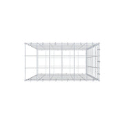 Anbaugabione Typ 2 100 cm x 60 cm x 30 cm (L x H x T), Maschenweite 10 cm x 10 cm, C-Ring