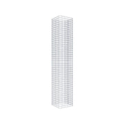 Gabionensäule eckig 42 cm x 42 cm, 230 cm Höhe, MW 5 cm x 5 cm