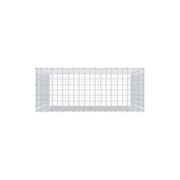 Gabione 100 cm x 100 cm x 40 cm (L x H x T), Maschenweite 5 cm x 5 cm, C-Ring