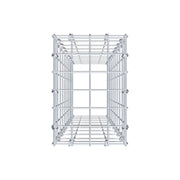 Anbaugabione Typ 3 100 cm x 20 cm x 30 cm (L x H x T), Maschenweite 5 cm x 10 cm, C-Ring