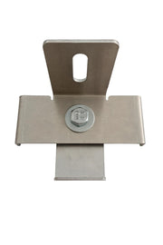 Klammer mit Zaunhalter Maschenweite 10 x 10 cm, Aluminium