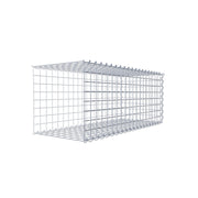 Anbaugabione Typ 2 100 cm x 40 cm x 40 cm (L x H x T), Maschenweite 5 cm x 5 cm, Spirale