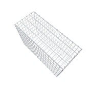 Kuvido Gabione 100 cm x 70 cm x 40 cm (L x H x T), Maschenweite 5 x 10 cm, Spiralring