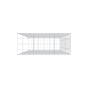 Anbaugabione Typ 2 200 cm x 100 cm x 40 cm (L x H x T), Maschenweite 10 cm x 10 cm, C-Ring
