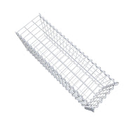 Anbaugabione Typ 2 100 cm x 40 cm x 30 cm (L x H x T), Maschenweite 5 cm x 10 cm, Spirale