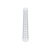 Gabionensäule eckig feuerverzinkt, 17 cm x 17 cm, 200 cm Höhe, MW 5 cm x 10 cm