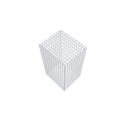 Gabione 100 cm x 60 cm x 50 cm (L x H x T), Maschenweite 5 cm x 5 cm, C-Ring