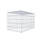 Anbaugabione Typ 3 80 cm x 50 cm x 50 cm (L x H x T), Maschenweite 5 cm x 10 cm, C-Ring