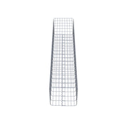 Gabionensäule eckig 42 cm x 42 cm, 200 cm Höhe, MW 5 cm x 10 cm