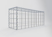 Anbaugabione Typ 3 100 cm x 40 cm x 30 cm (L x H x T), Maschenweite 10 cm x 10 cm, Spirale