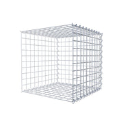 Anbaugabione Typ 2 50 cm x 50 cm x 50 cm (L x H x T), Maschenweite 5 cm x 5 cm, Spirale