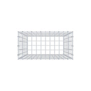 Anbaugabione Typ 3 100 cm x 60 cm x 30 cm (L x H x T), Maschenweite 5 cm x 10 cm, C-Ring