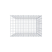 Anbaugabione Typ 2 100 cm x 60 cm x 40 cm, Maschenweite 5 cm x 10 cm, C-Ring